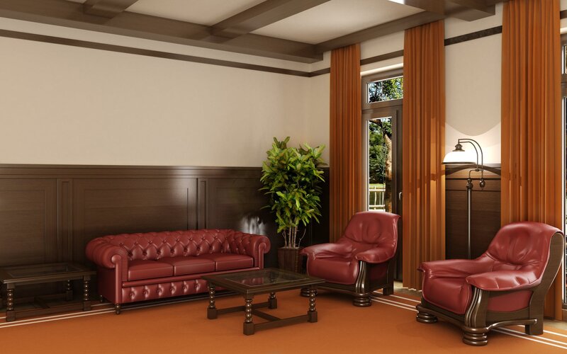 Classic living room interior