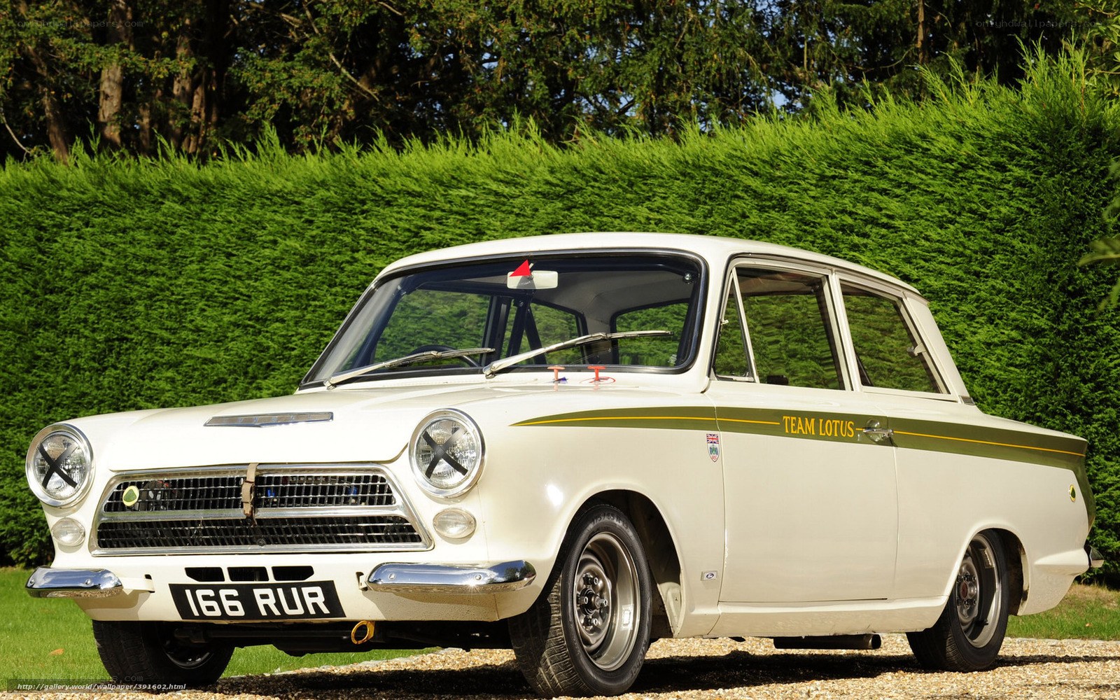 Classic Lotus Cortina car