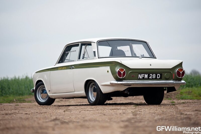 classic lotus cortina race car