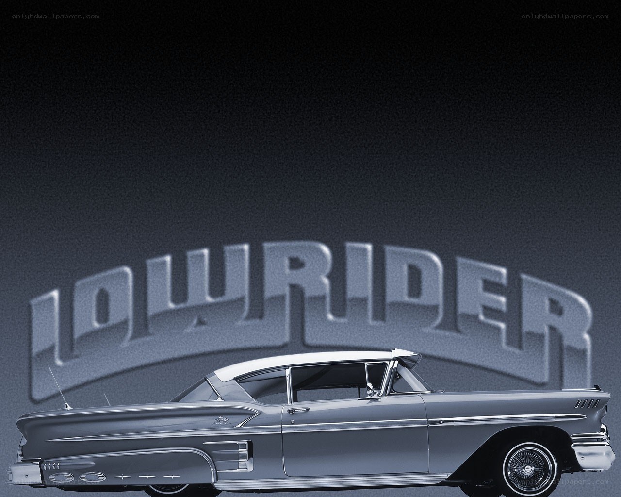Classic lowrider car