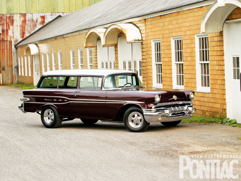 Classic maroon station wagon
