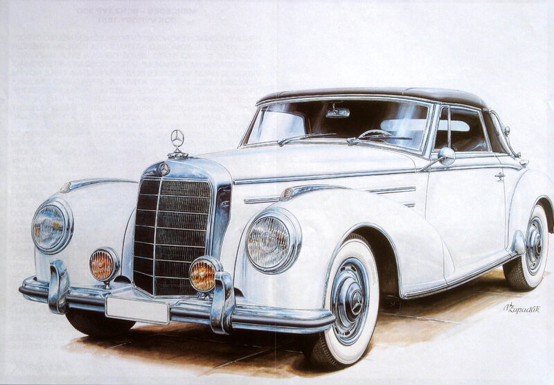 Classic Mercedes-Benz convertible