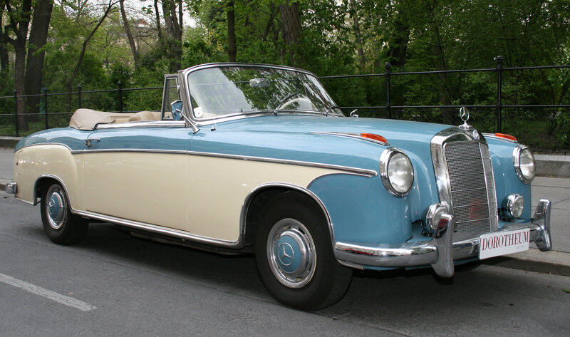 Classic Mercedes-Benz convertible