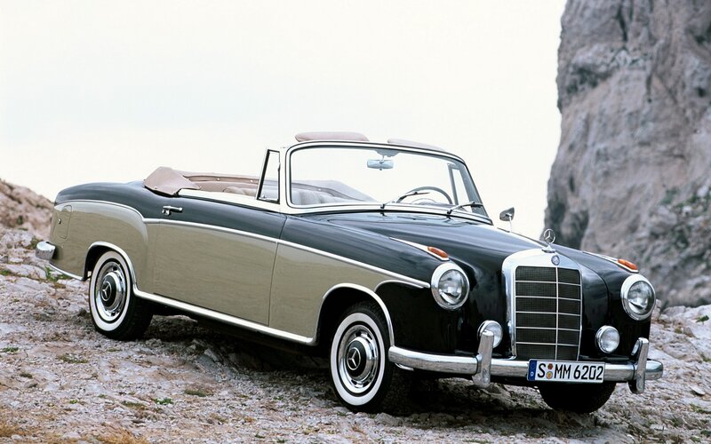 Classic Mercedes-Benz convertible