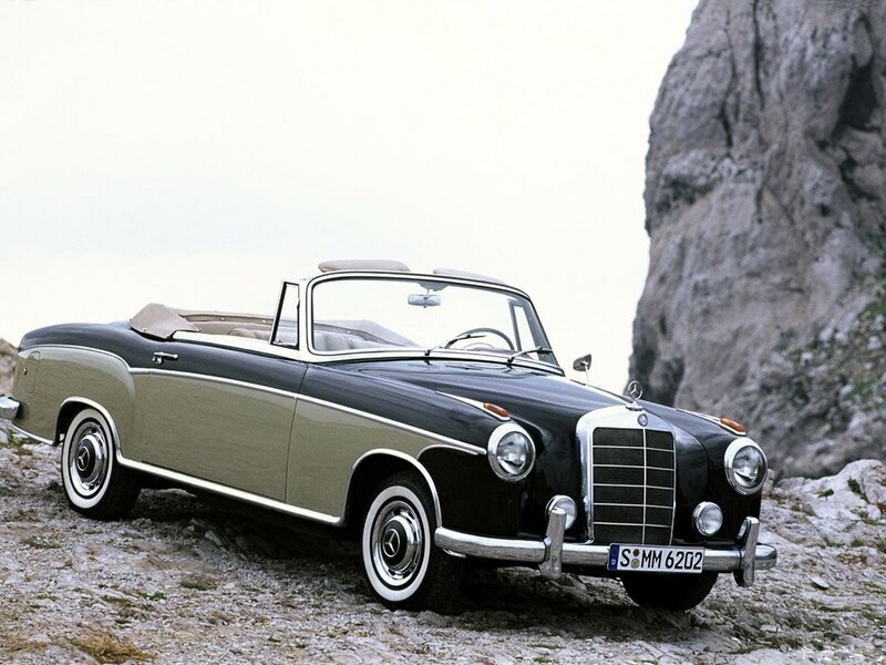 Classic Mercedes-Benz convertible