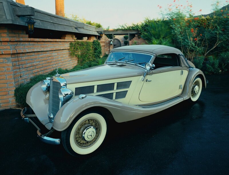 Classic Mercedes-Benz convertible