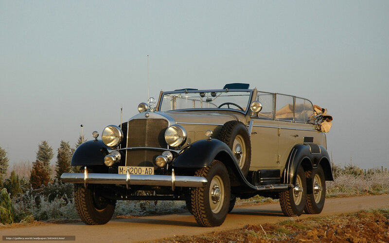 Classic Mercedes-Benz convertible