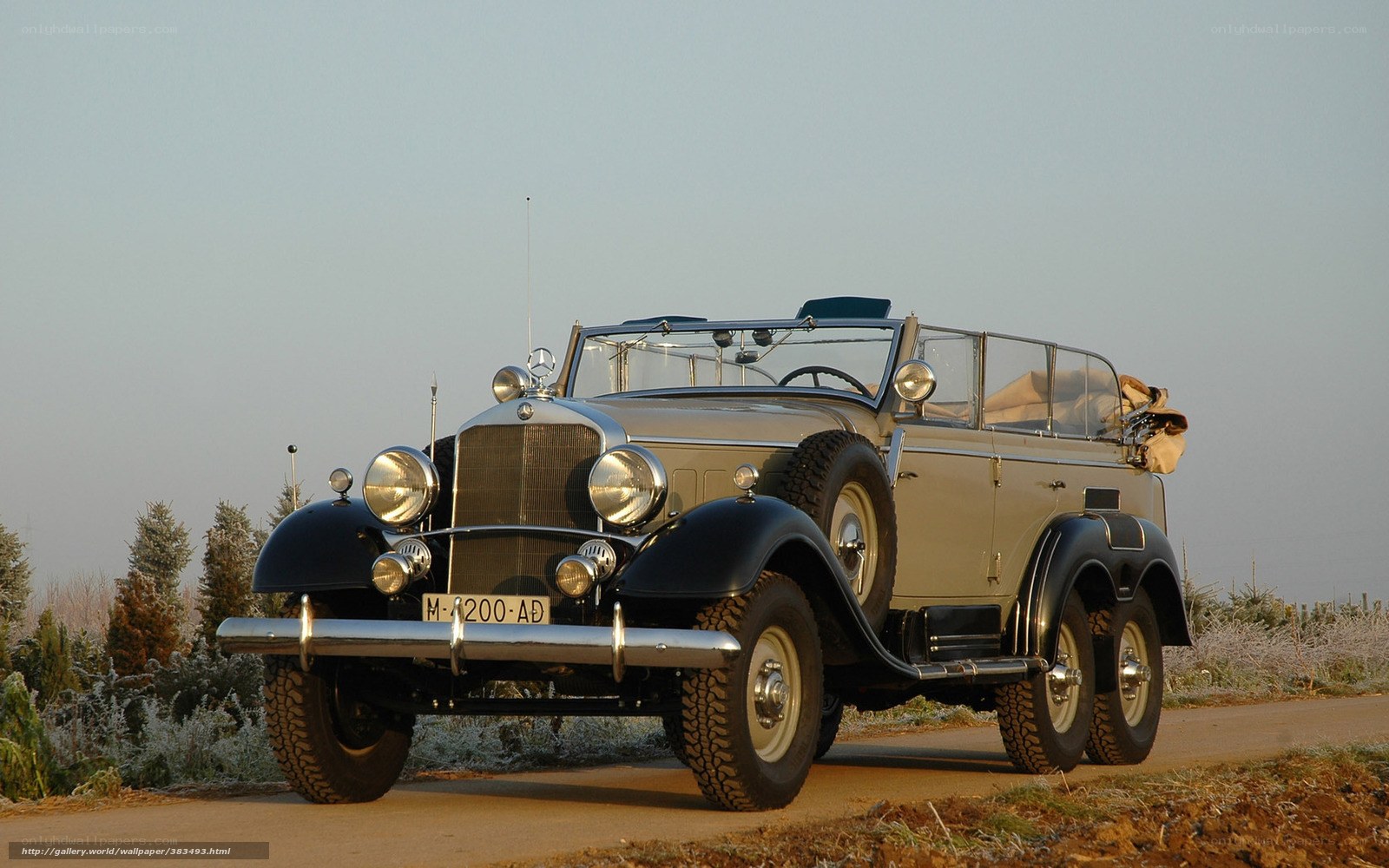 Classic Mercedes-Benz convertible