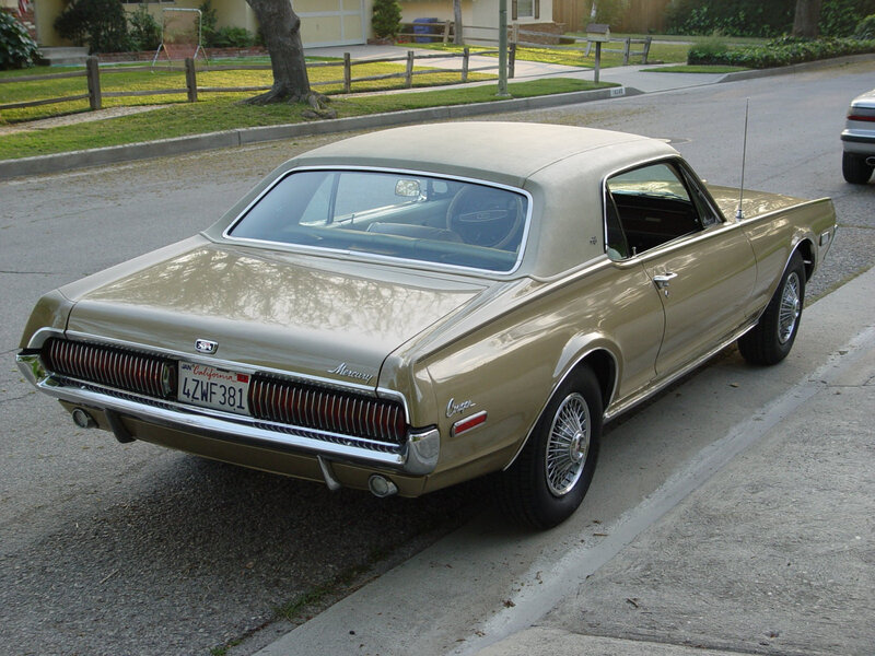 Classic Mercury Cougar parked