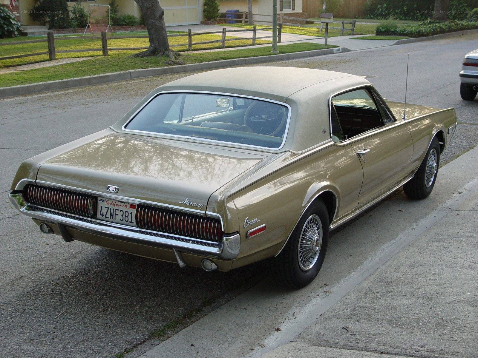 Classic Mercury Cougar parked