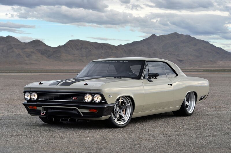 Classic Muscle Car — Beige