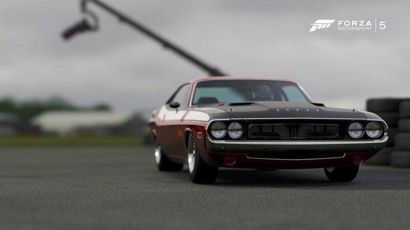 Classic Muscle Car — Black, Dramatic, 3d Render