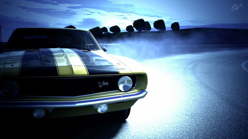 classic muscle car drift