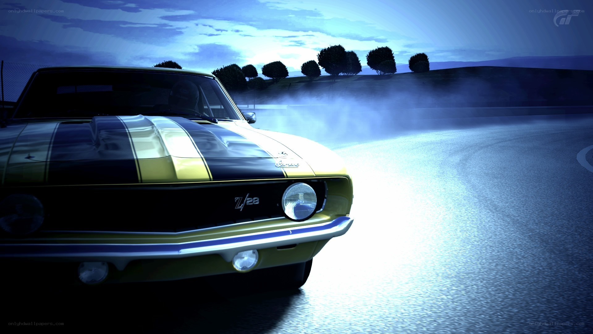 classic muscle car drift