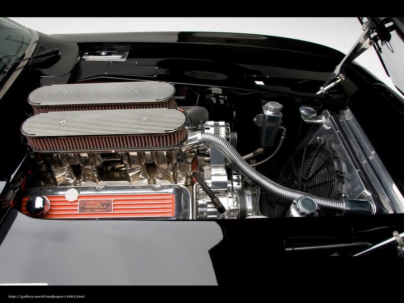 classic muscle car engine