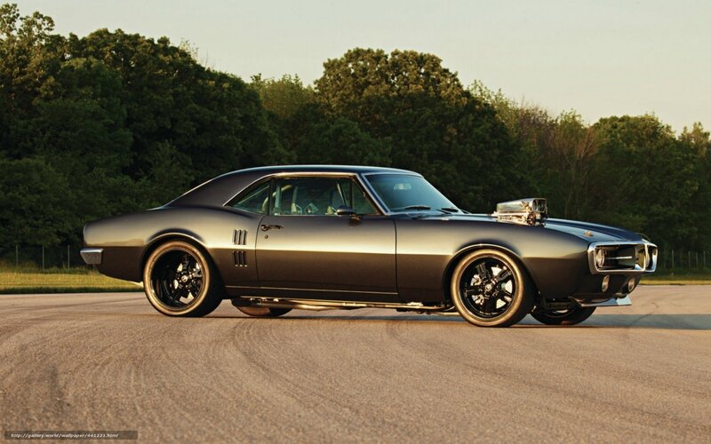 classic muscle car on track