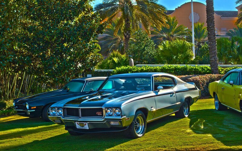 Classic Muscle Cars — Green