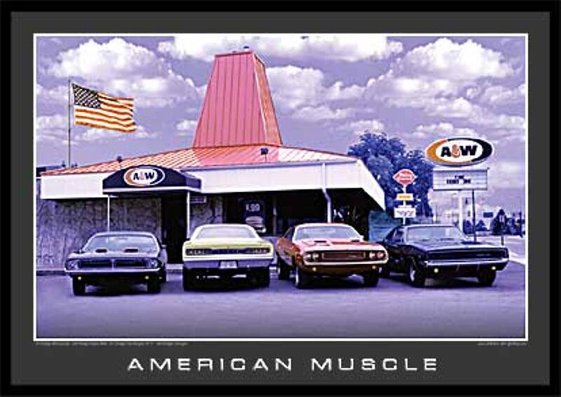 Classic Muscle Cars — Purple