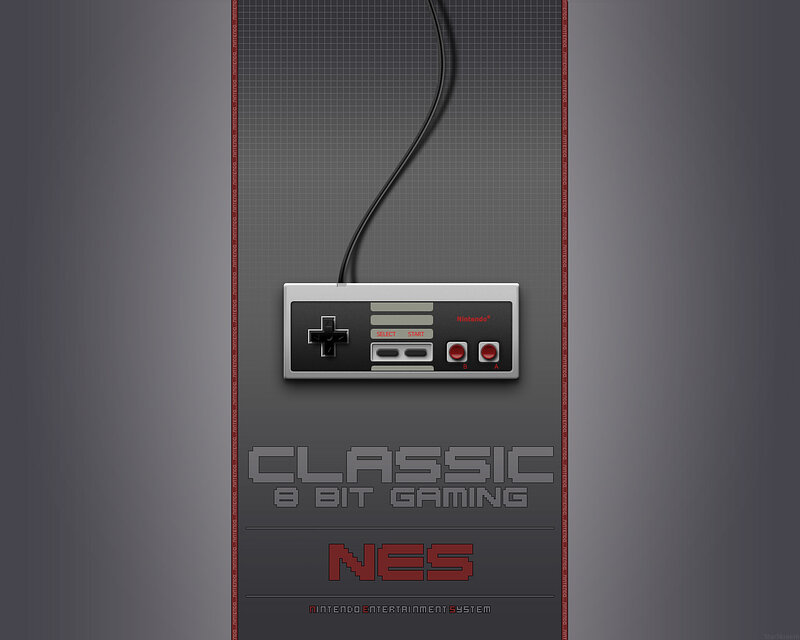 Classic NES Controller Art