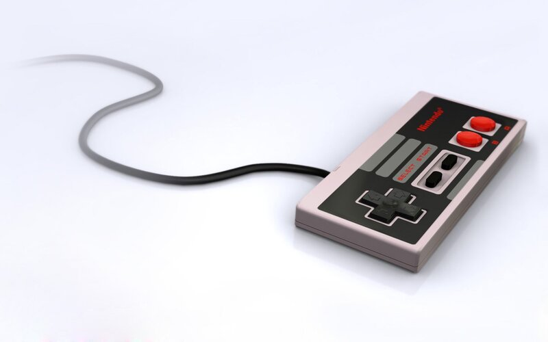Classic Nintendo Controller — White, Neutral