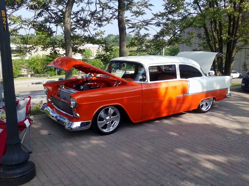 Classic Orange and White Car — Calm