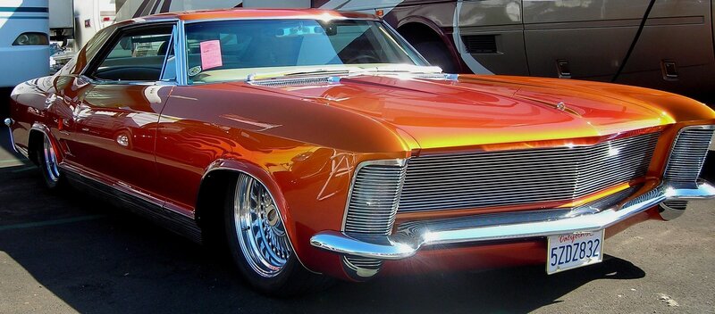 Classic Orange Car — Bright