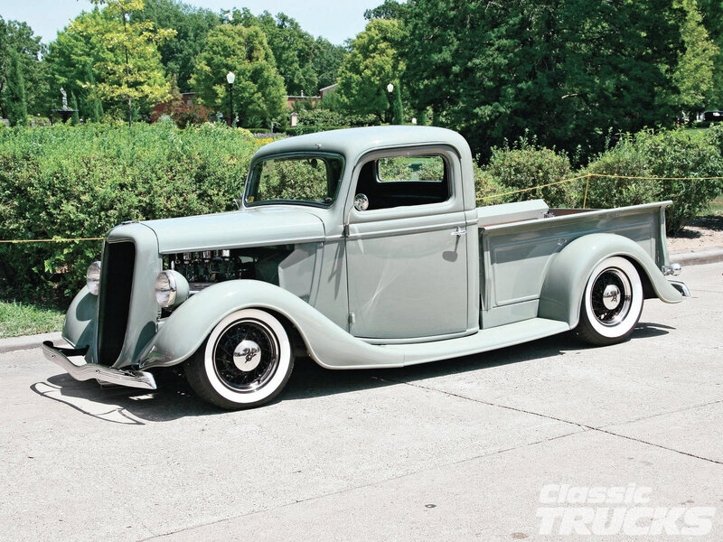Classic Pickup Truck — Gray