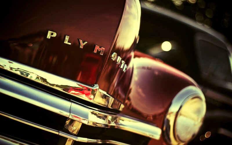 Classic Plymouth car details