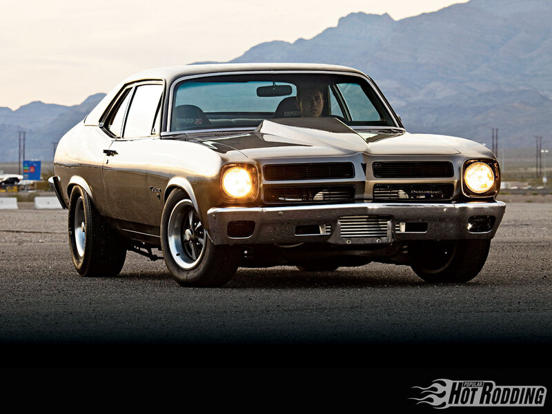 Classic Pontiac in the desert