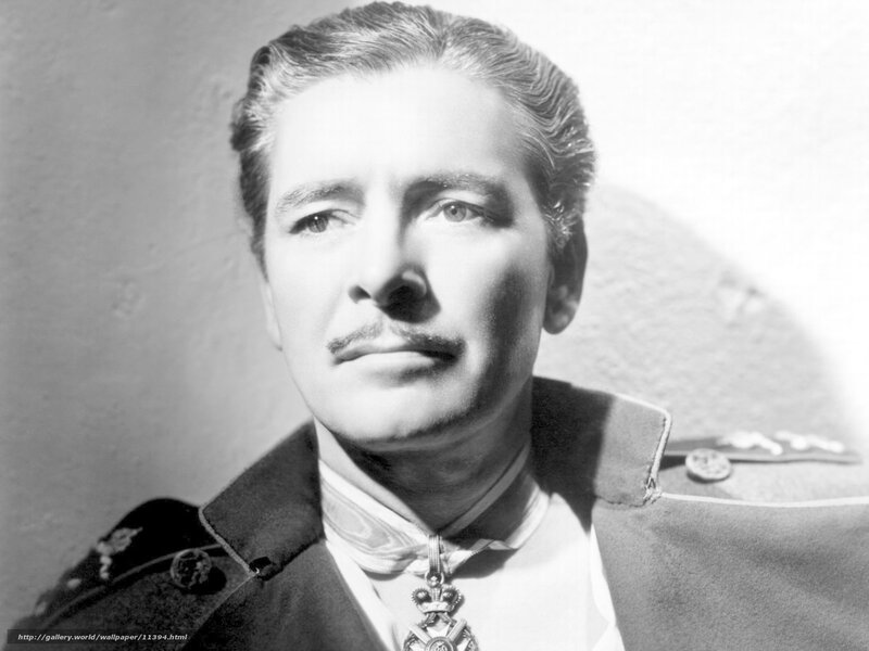 Classic portrait of a man in uniform