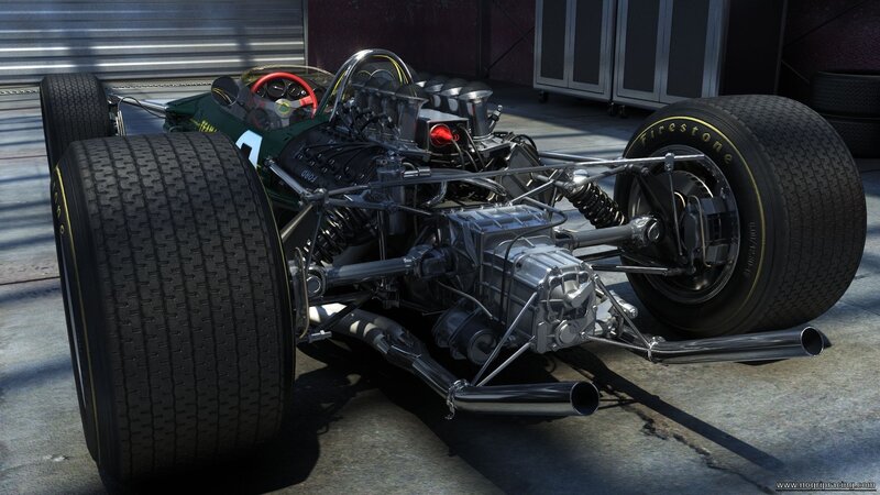 Classic race car chassis