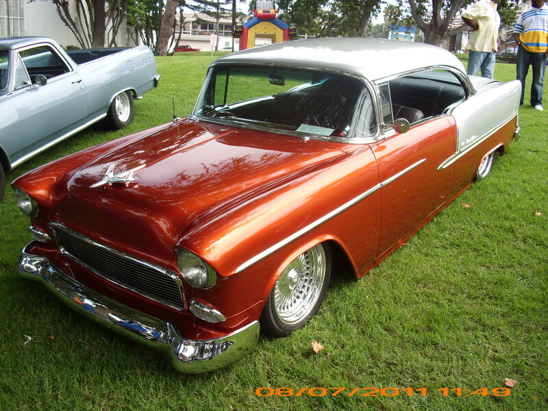 Classic Red and Silver Car — Calm