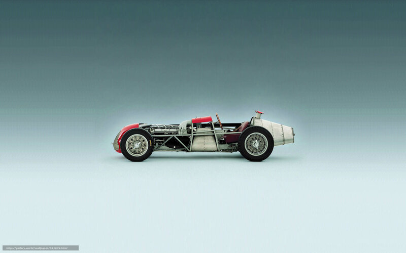 classic red race car