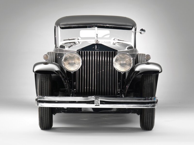Classic Rolls-Royce Car — Black, Neutral