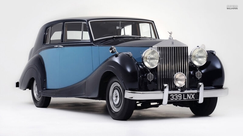 Classic Rolls-Royce Car — Black