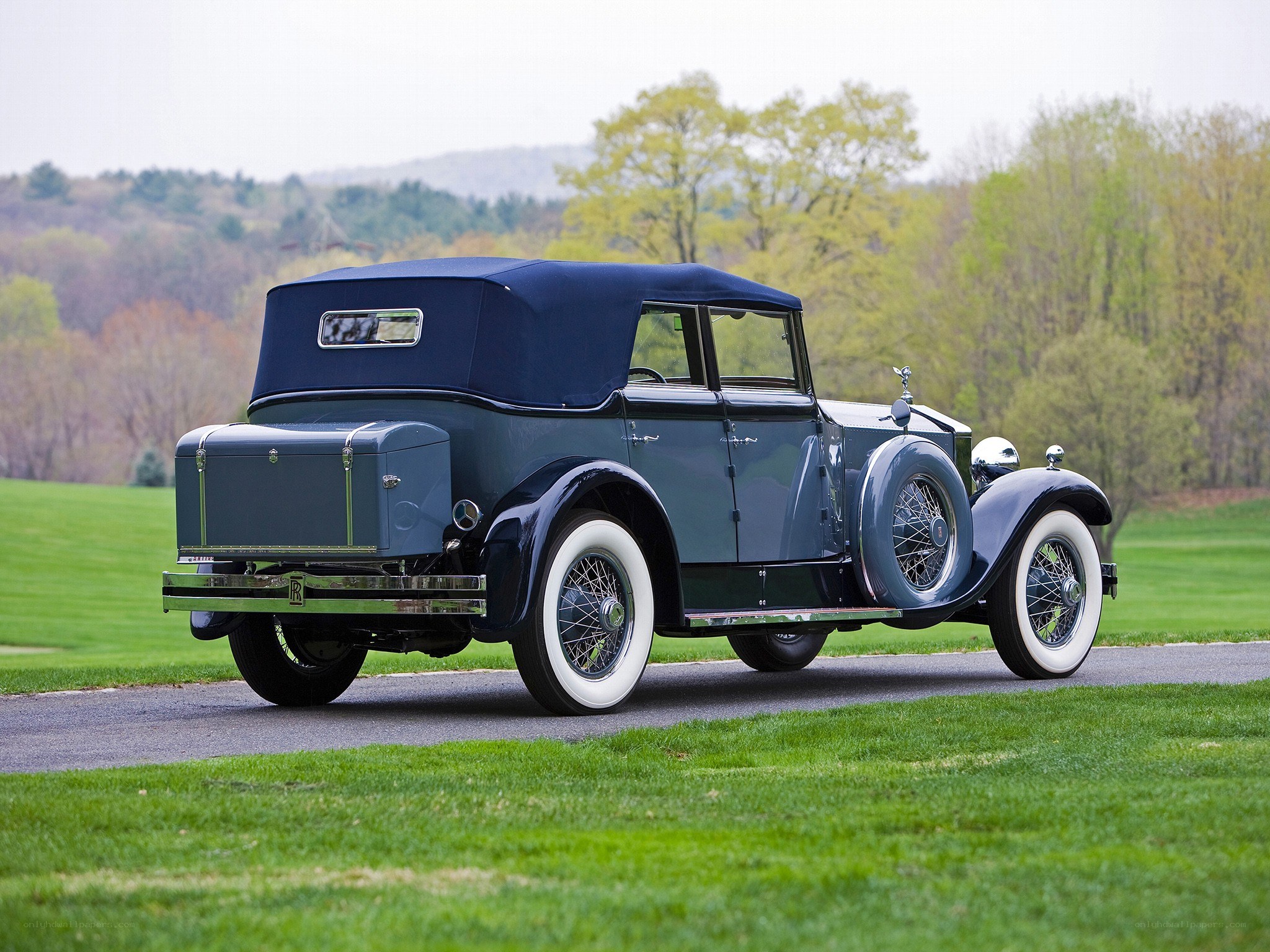 Classic Rolls-Royce convertible