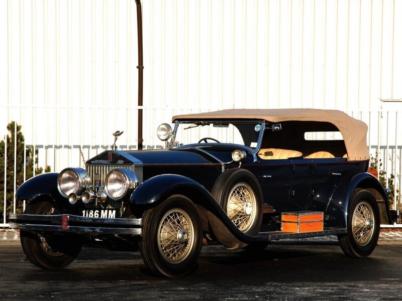 Classic Rolls-Royce convertible