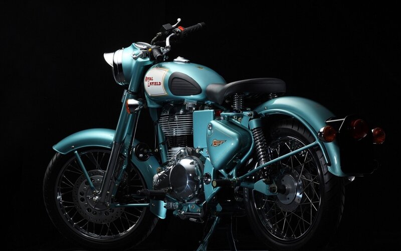 Classic Royal Enfield motorcycle