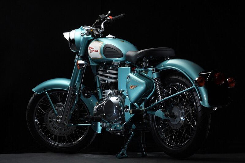 Classic Royal Enfield motorcycle