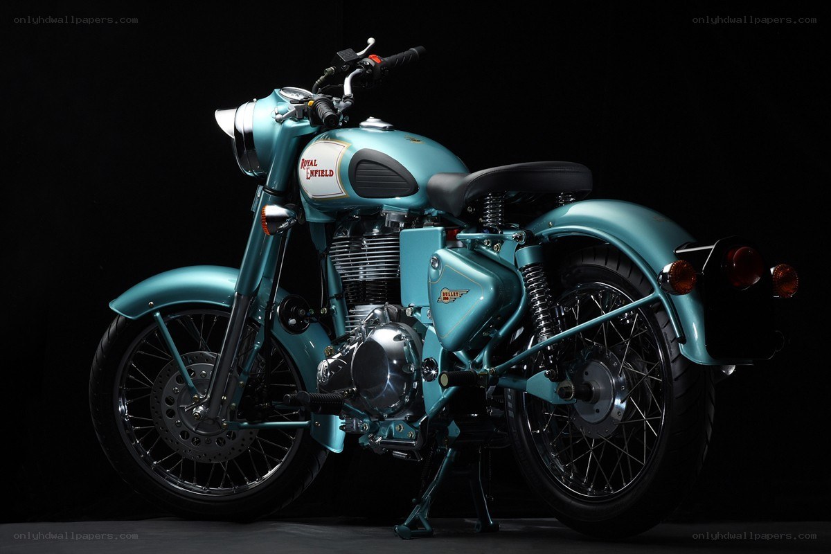 Classic Royal Enfield motorcycle