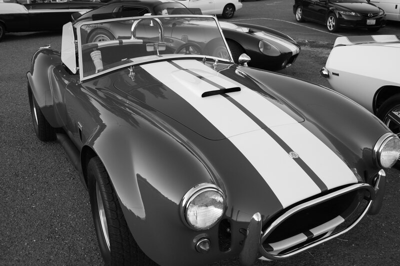 Classic Shelby Cobra sports car