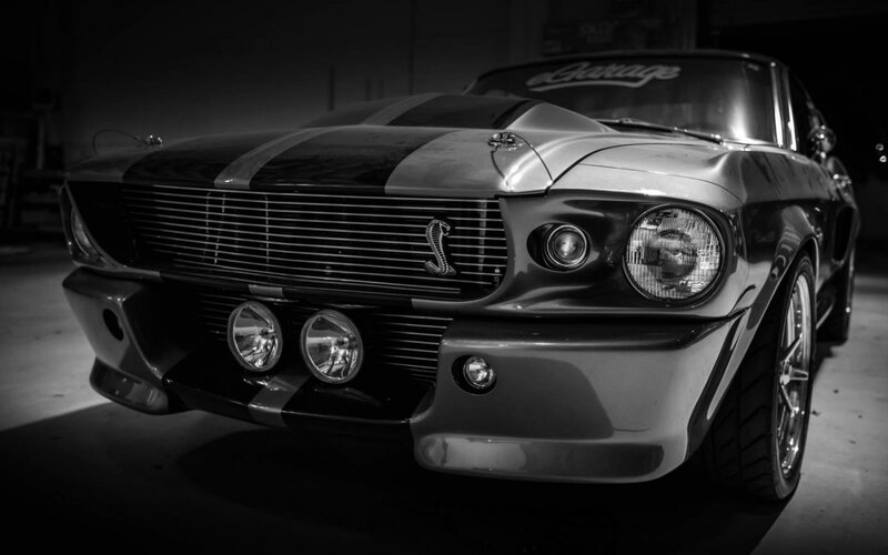Classic Shelby Mustang — Black
