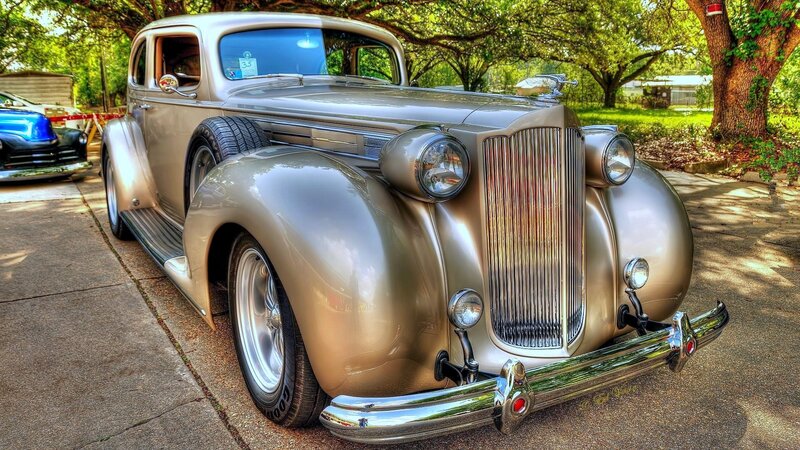 Classic Silver Car