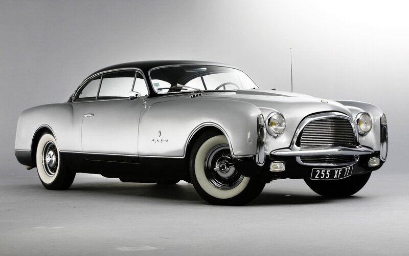 Classic silver coupe car