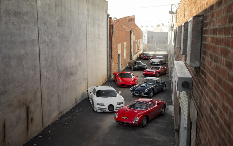 Classic Sports Cars in Alley