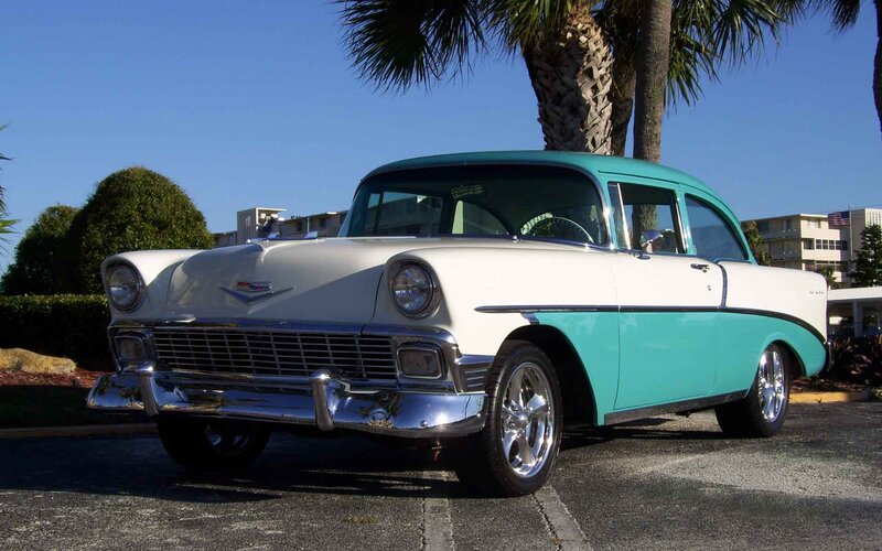 Classic Two-tone Car — White, Serene
