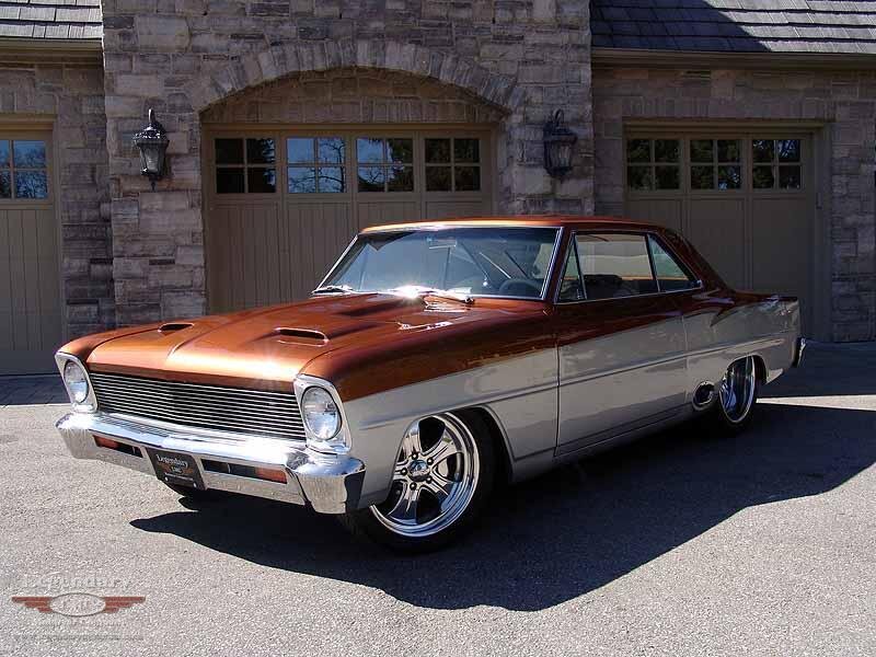 classic two-tone muscle car