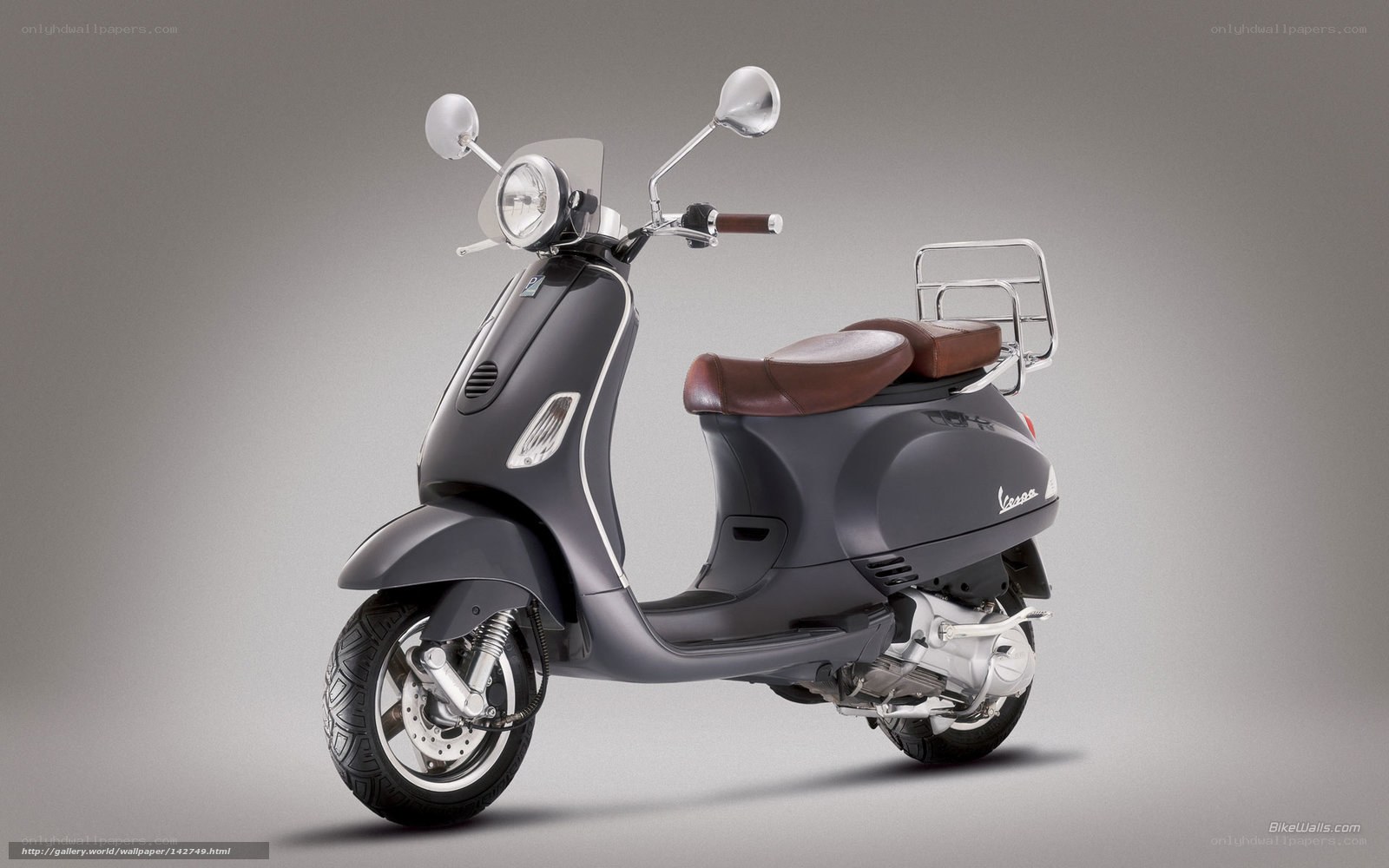 Classic Vespa scooter