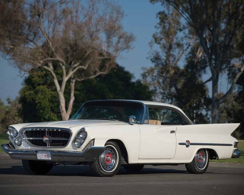 Classic white Chrysler car