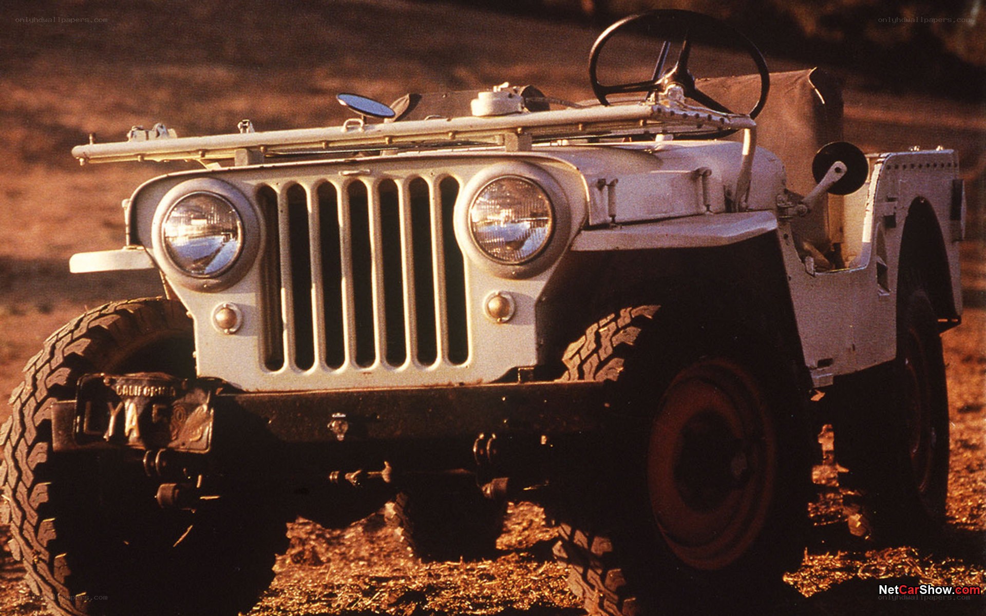 classic white jeep wrangler